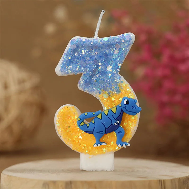 Dinosaur candles