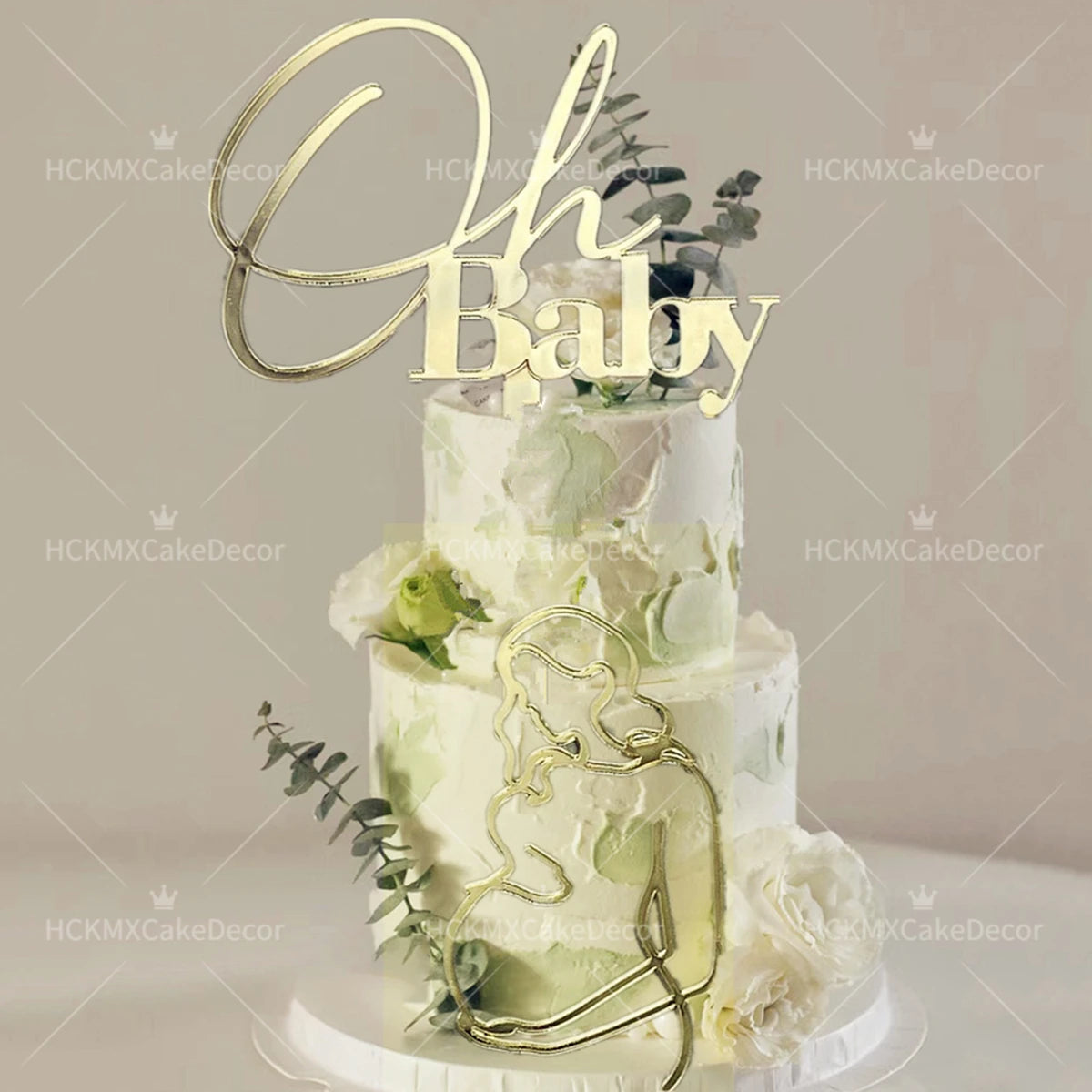 Baby shower cake decoration