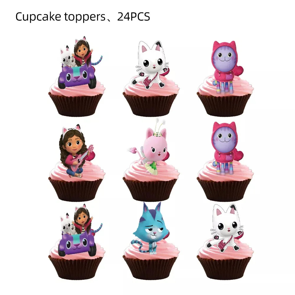 Caraktar cake decorations include cake topper