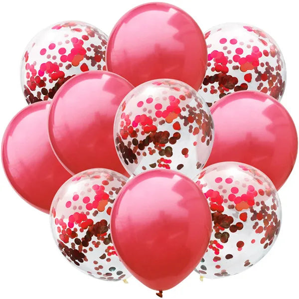 Mix Confetti Latex Balloon 12inch 10pcs