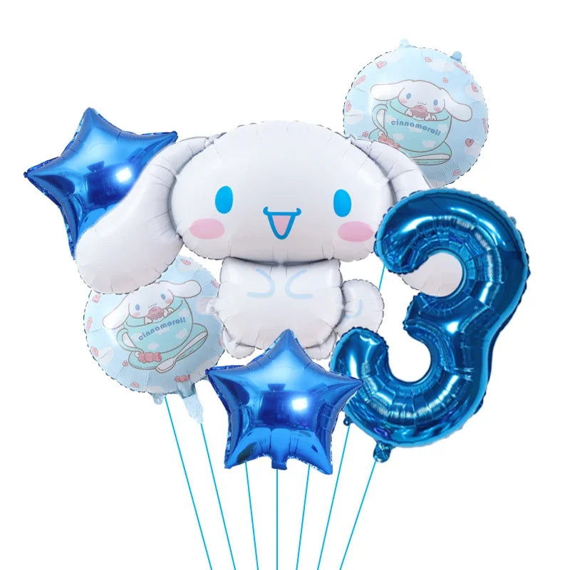 Sanrio Balloon 32 inch 6pcs