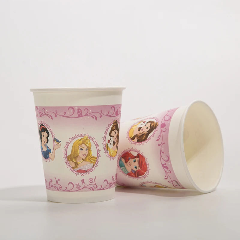 Princess Party Tableware Set – Plates, Cups & Napkins