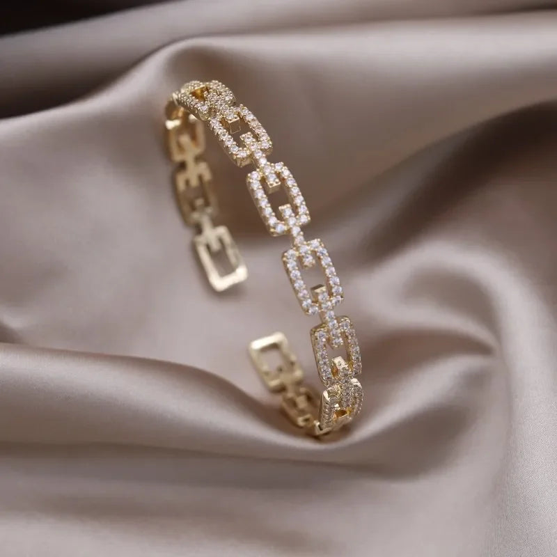 French design zircon bracelet
