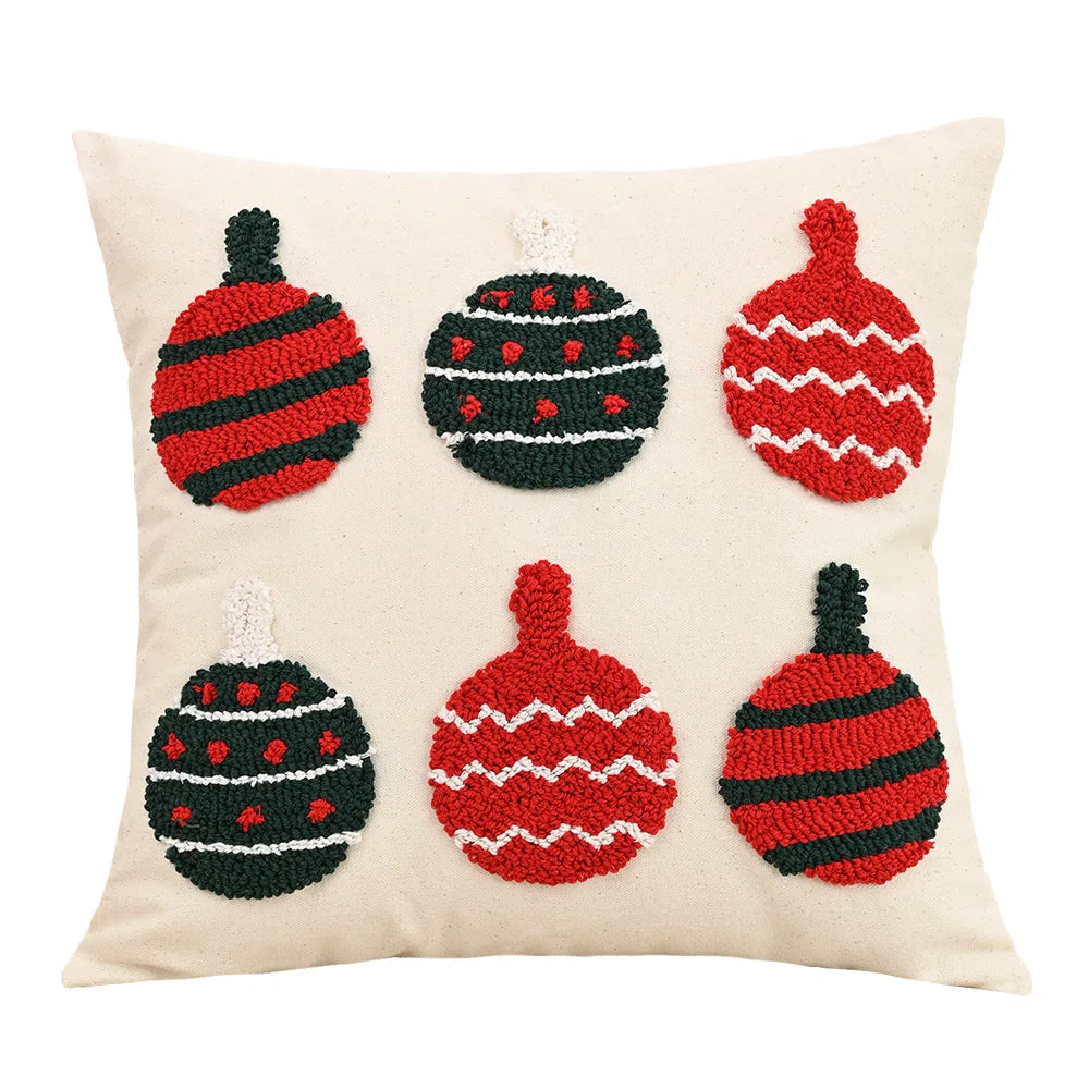 Sorino Christmas Cartoon Tufted Pillowcase