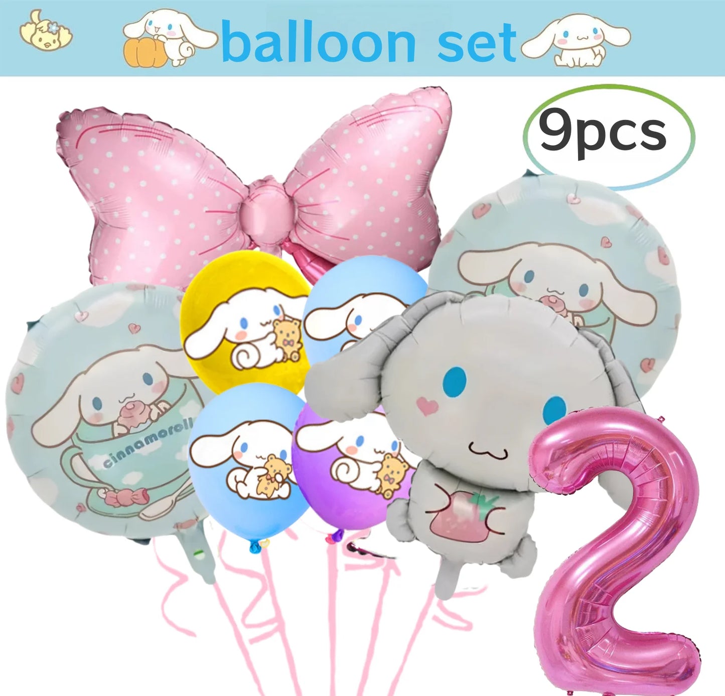 Cinnamon party decorations kit