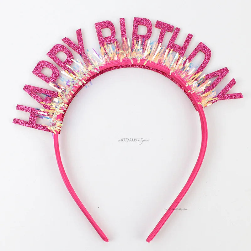 Headband birthday party decorations