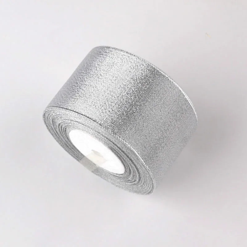 Glitter Satin Ribbon Crafts Organza Ribbons 22meters