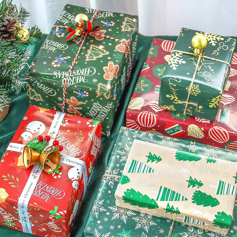 6pcs Holiday Gift Wrap Paper – 50x70cm