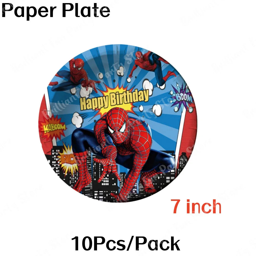 Spiderman theme decorations