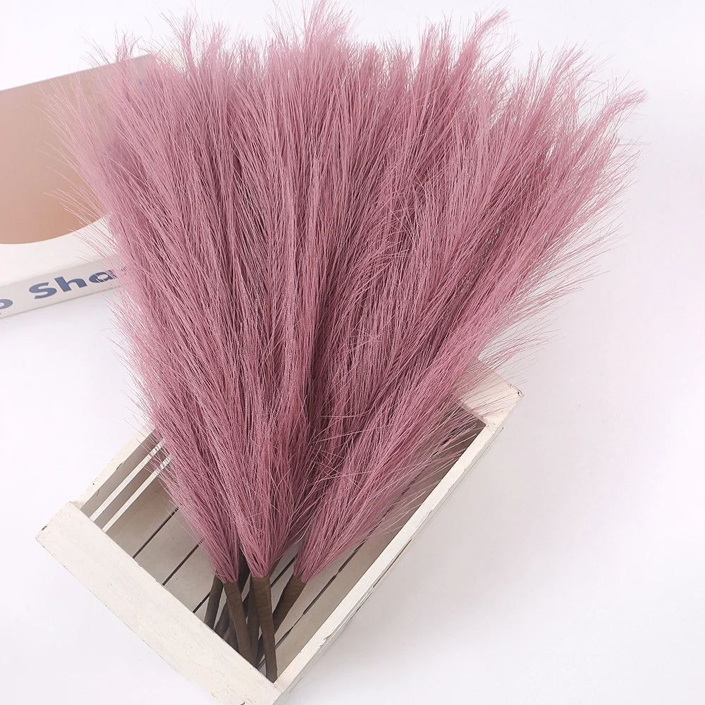 Pampas Flowers Bouquet Fake Plants