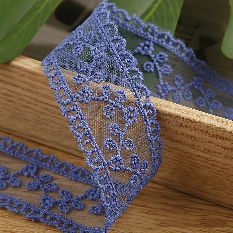 Embroidery lace ribbon 2Yard/Lot 35mm