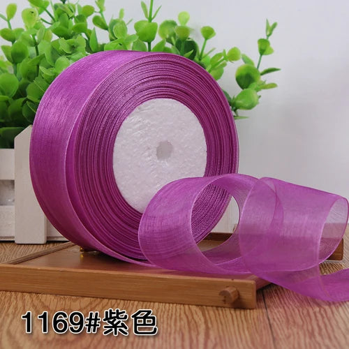Organza ribbon 50 yards/Roll
