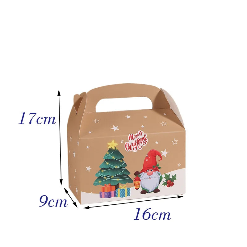 Reusable Kraft Xmas Gift Boxes