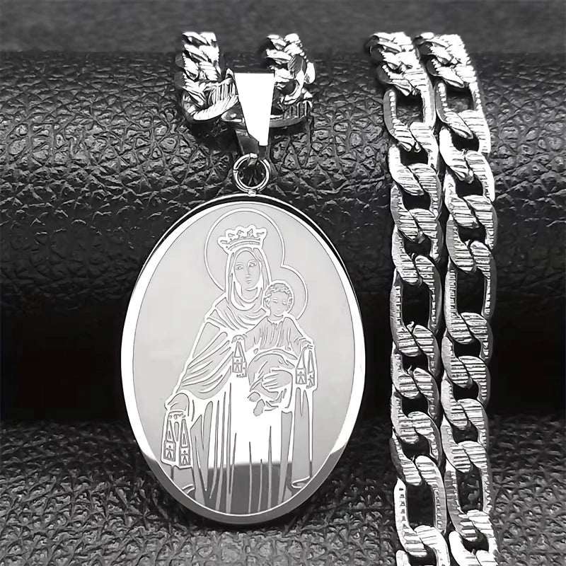 Virgin Mary Pendant for gold plated