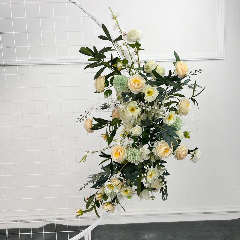 Artificial Crescent Flower Table & Arch Decoration