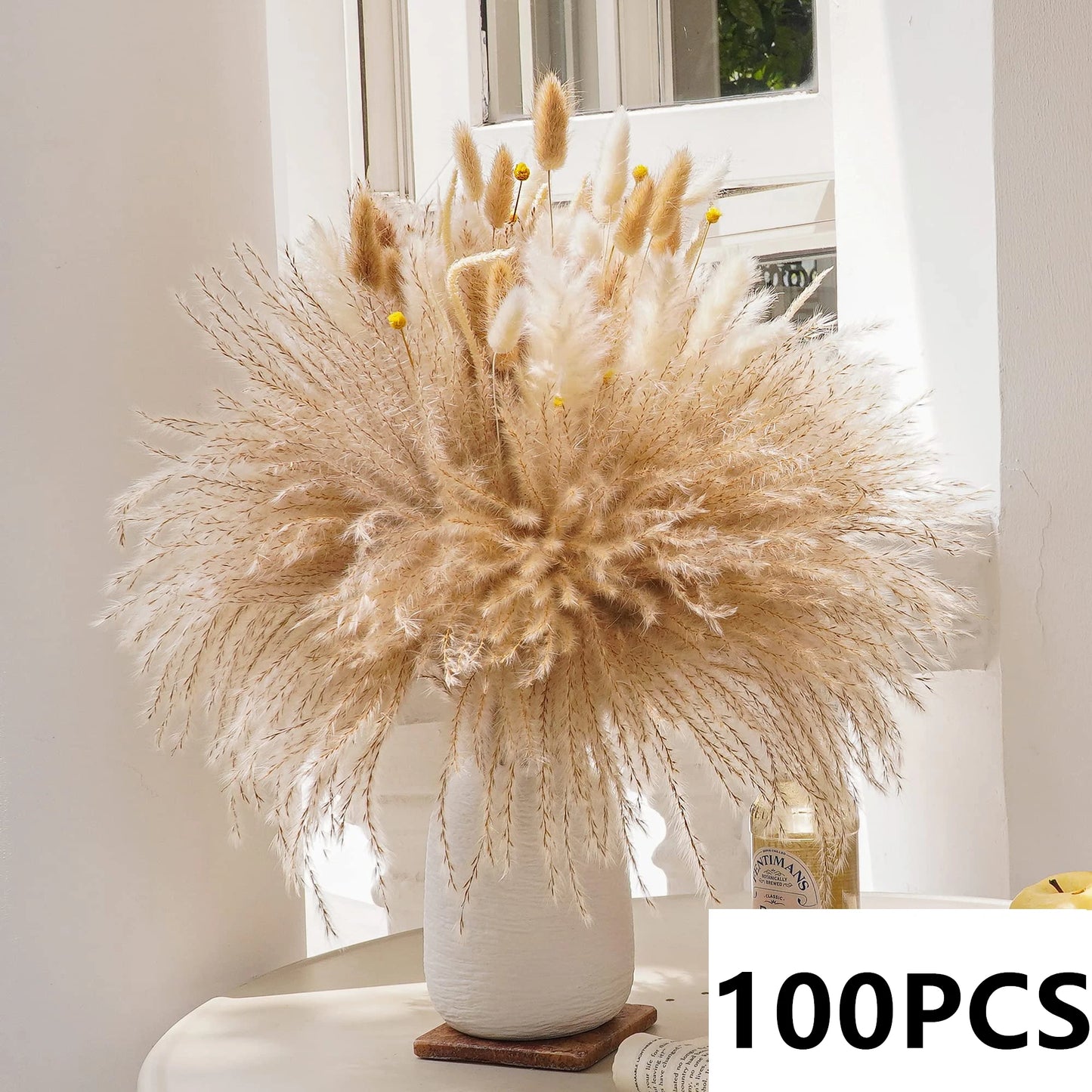Natural Pampas Grass Dried Flower Bouquet