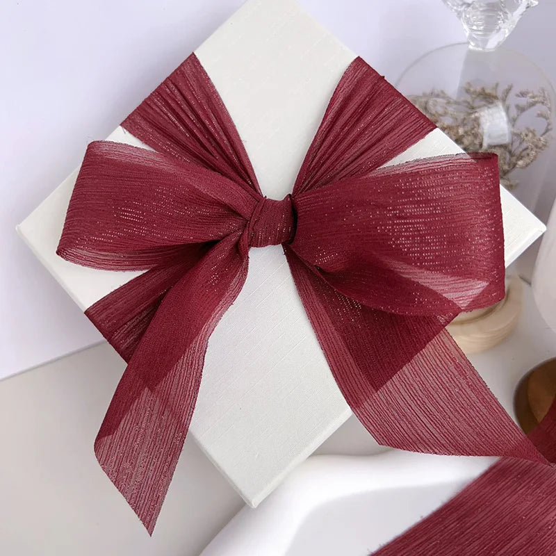 Chiffon silk ribbon