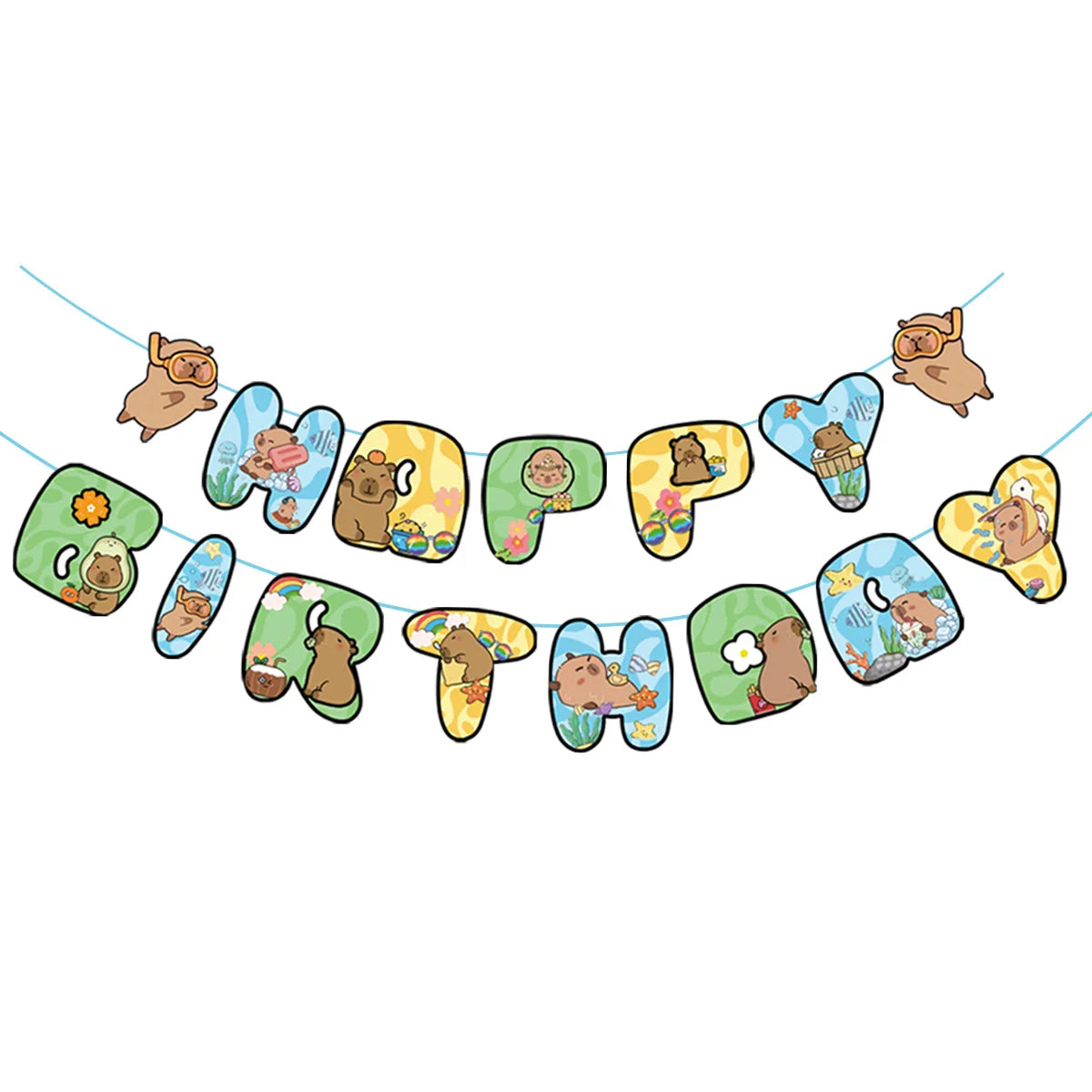 Capybara theme balloon