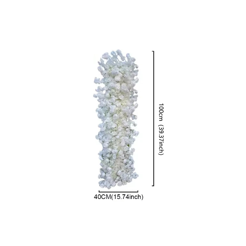 White Cherry blossom row runner flower