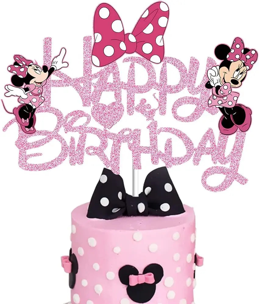 Minnie mouse cake decoration