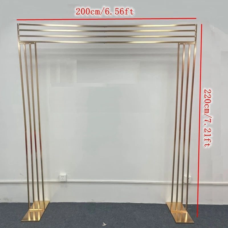 Gold Square arch - stand