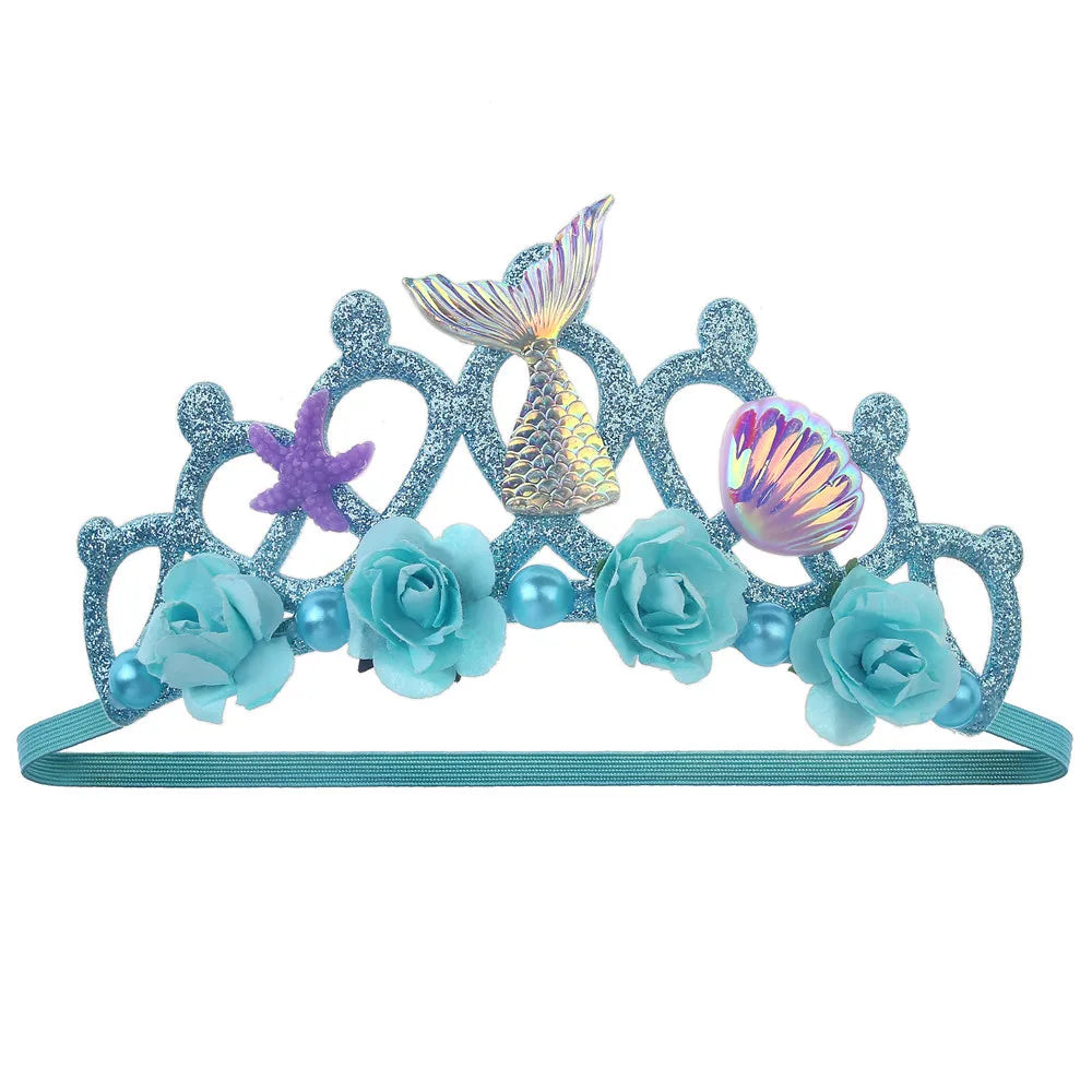 Mermaid headband & crown