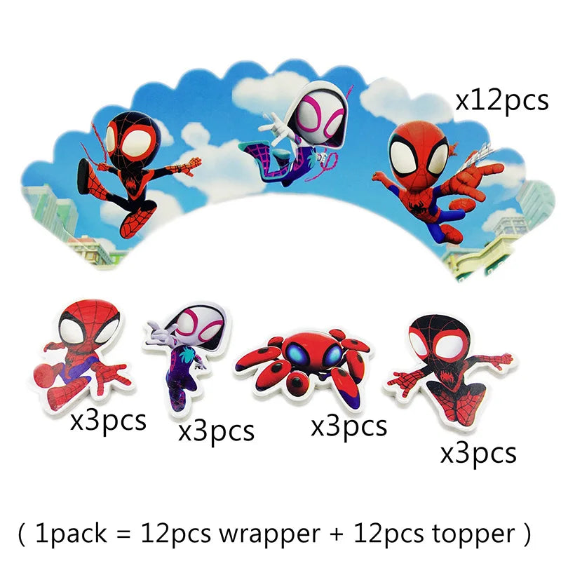 SpiderMan Theme Decoration