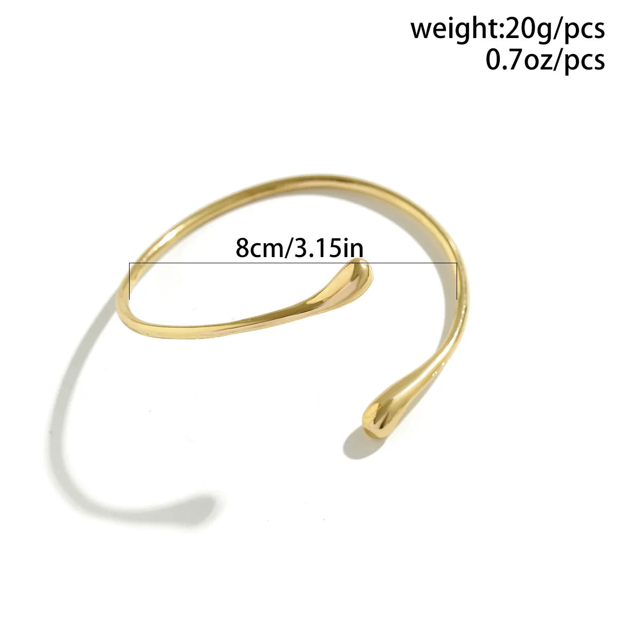 Arm bracelet trendy water drop