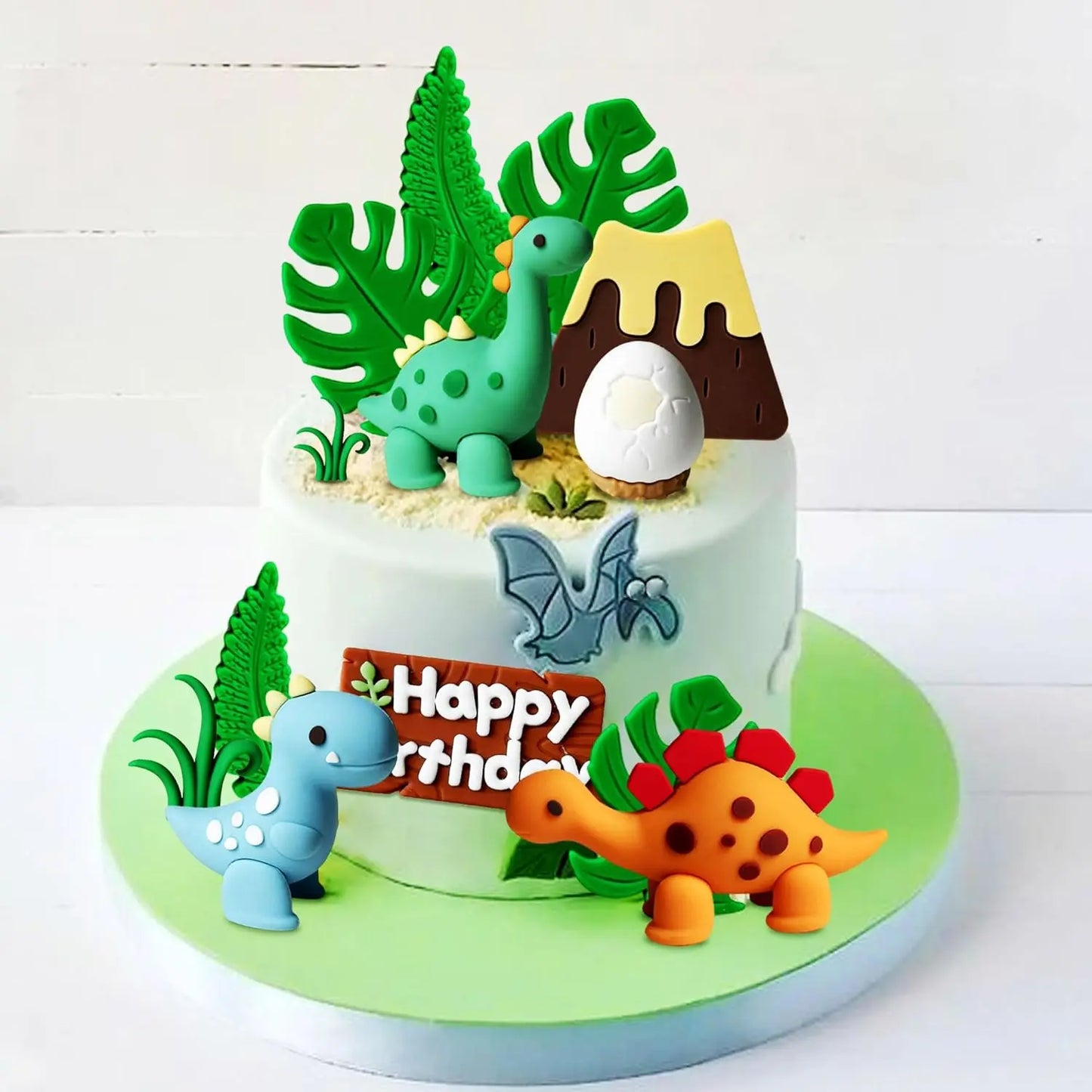 Dino cake decorations