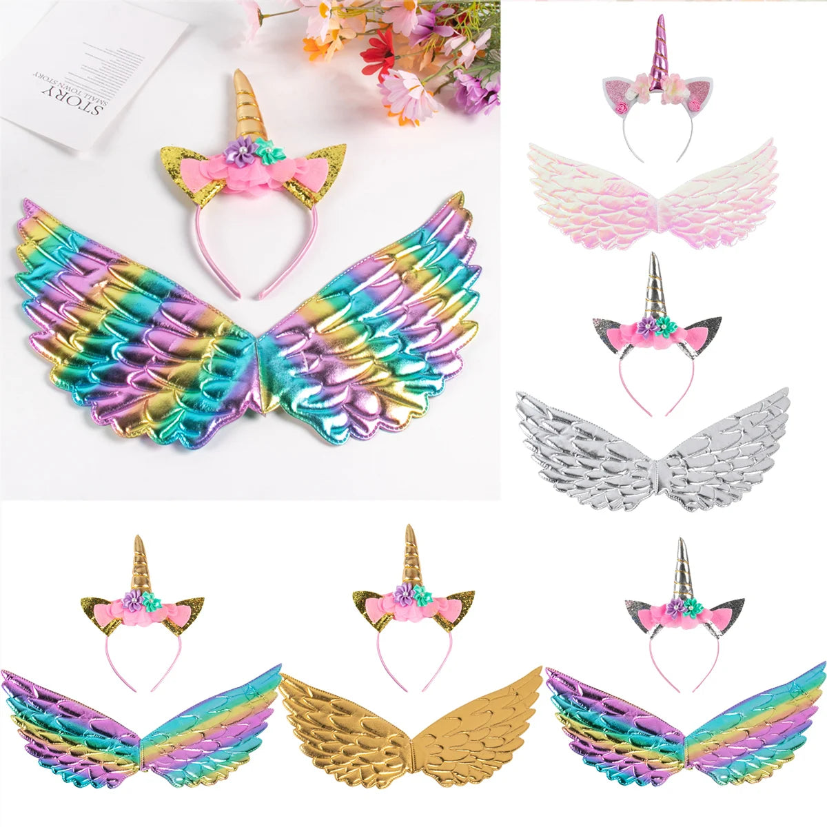 Unicorn Rainbow headband
