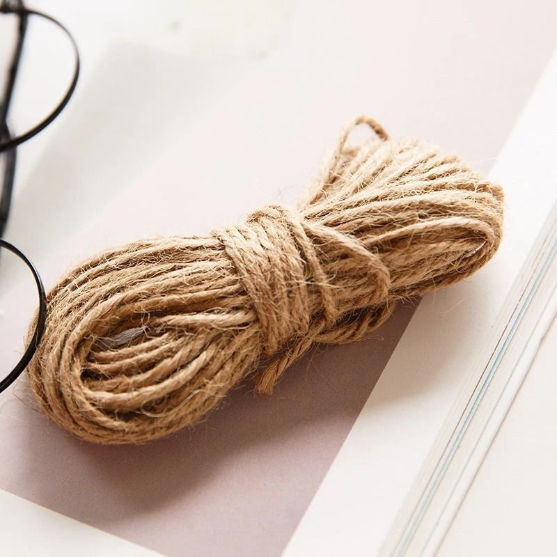 Vintage natural hemp rope