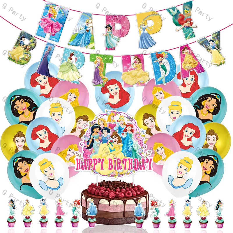Princess Birthday Party Decoration Kit
