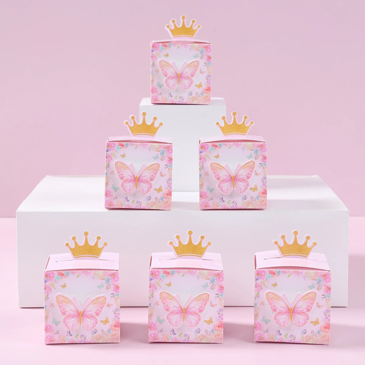 Candy gift box Butterfly for Baby Shower decorations 12/24pcs