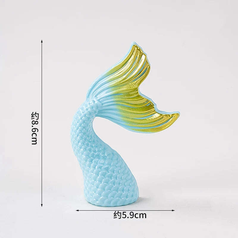 Kawaii Mermaid Cake Topper – Birthday Decoration