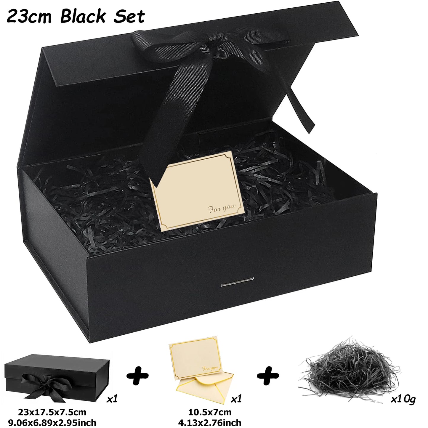 Magnetic with lid ribbon box 3 Sizes