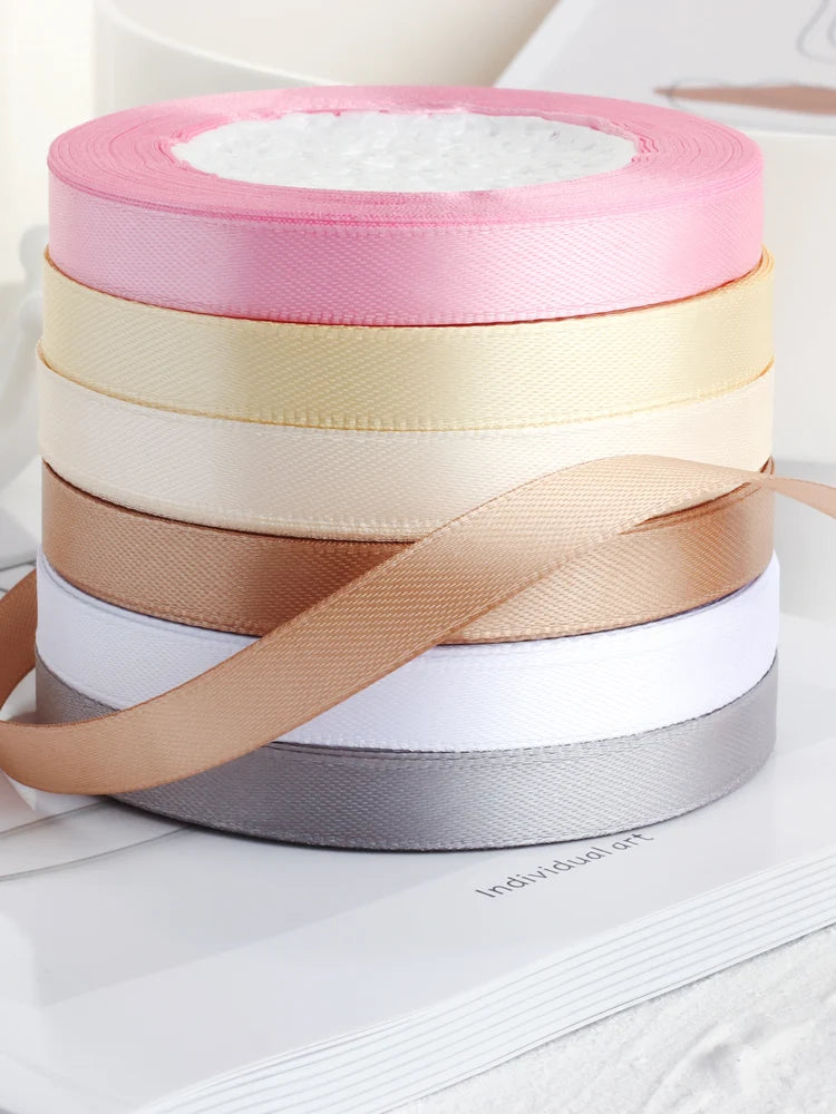 Wide Satin ribbon 22meter/roll 10mm