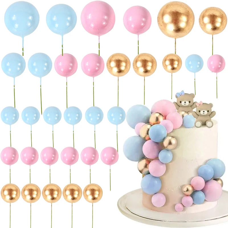 Balls for cake toppers decoration 32Pcs/set