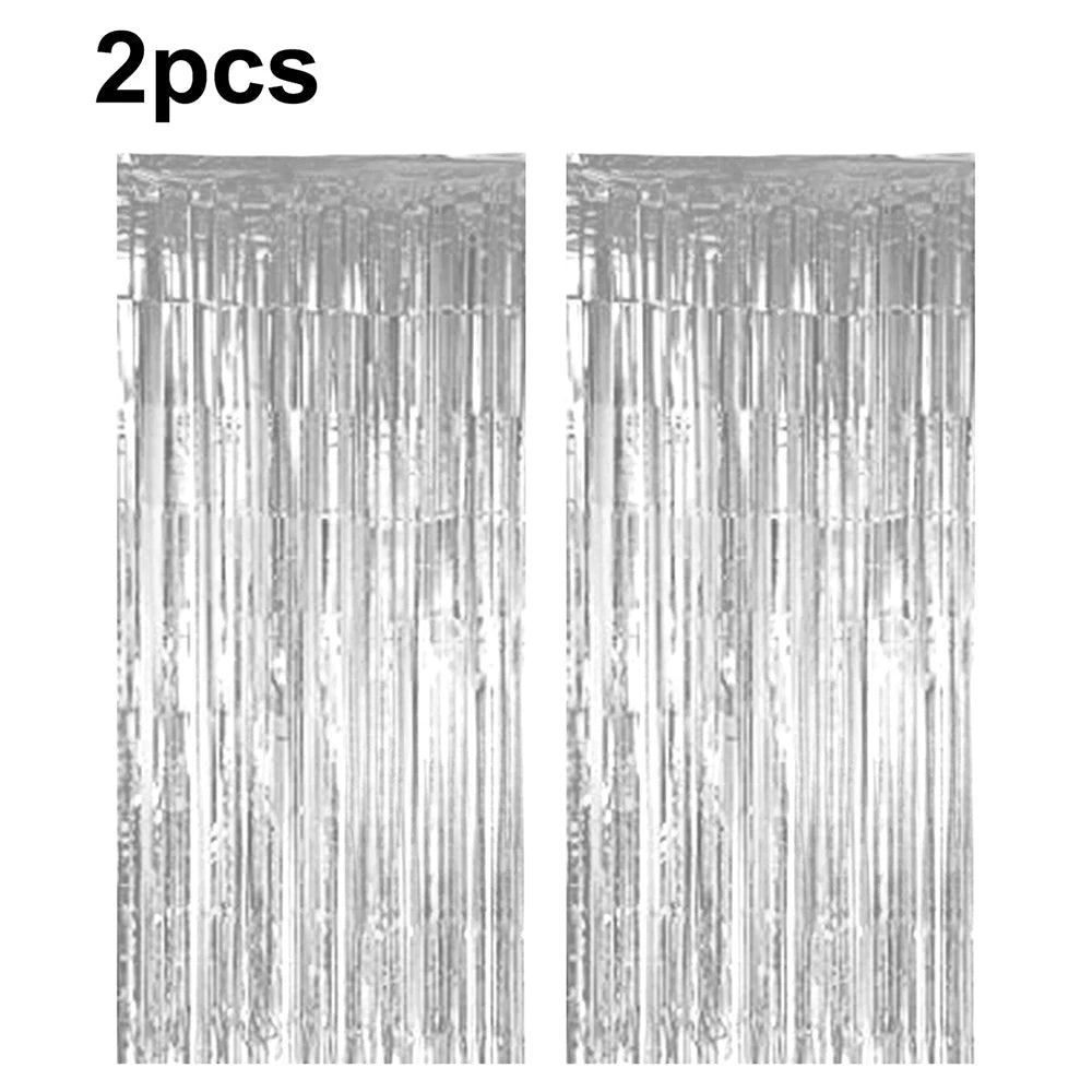 Balloon curtain gold bright 2M X 1M