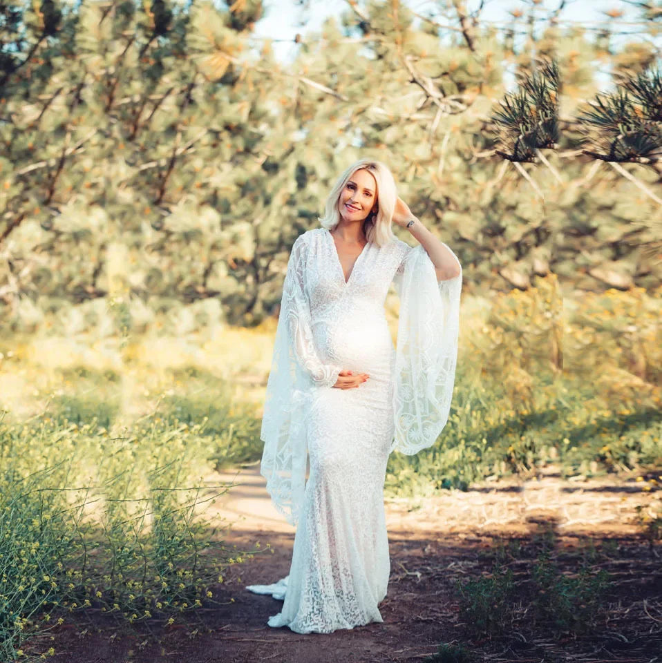 Silva Lace Maternity Dress