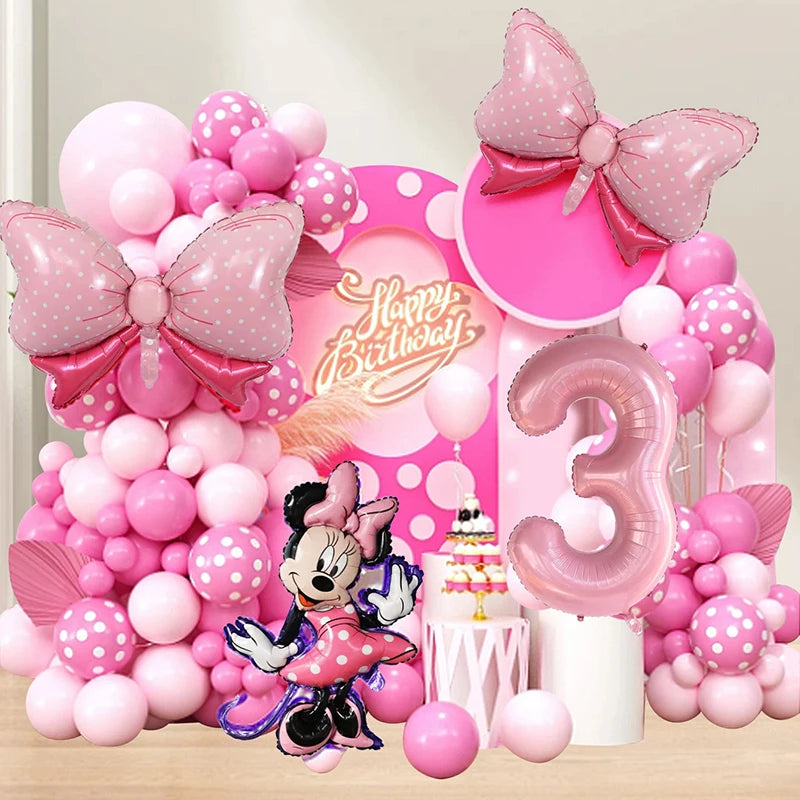 Minnie Mouse 40 inch Pink Arch 120PCS
