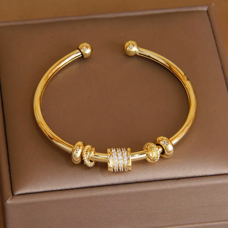 Sabina zircon & crystal bangles & bracele