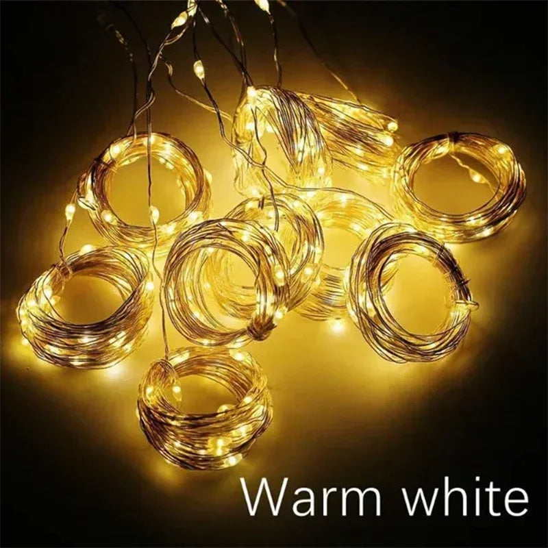 3M LED Curtain String Lights (8 Modes)