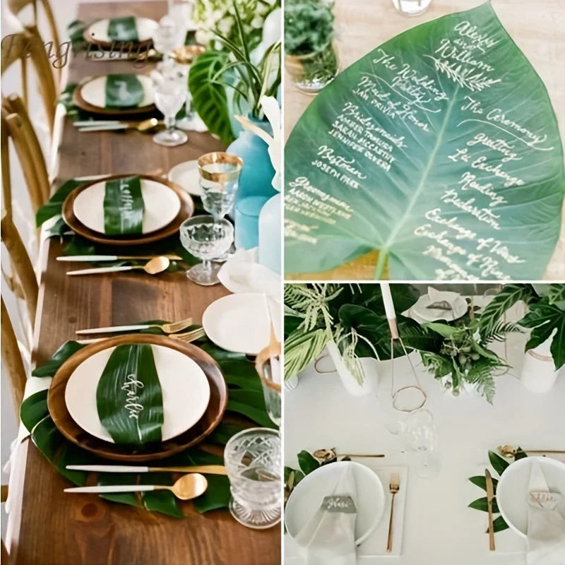 Hawaii Palm Leaf back theme
Mat 10pcs