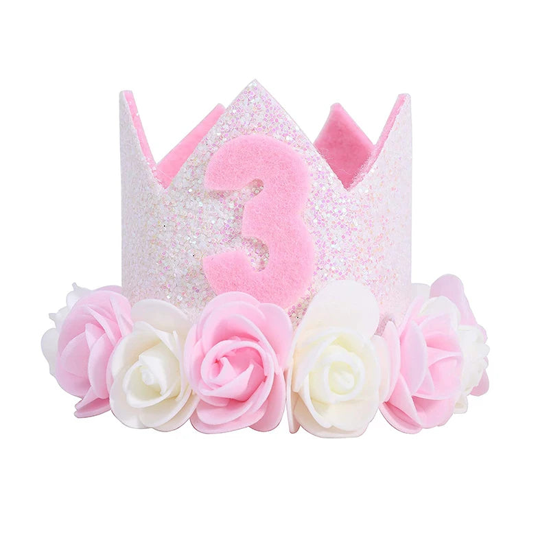 Crown hat kids 1 2 3 Year 1st
