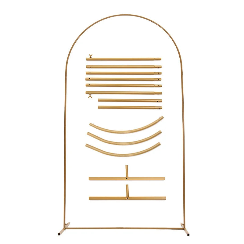 Arched iron frame removable portable 1pc