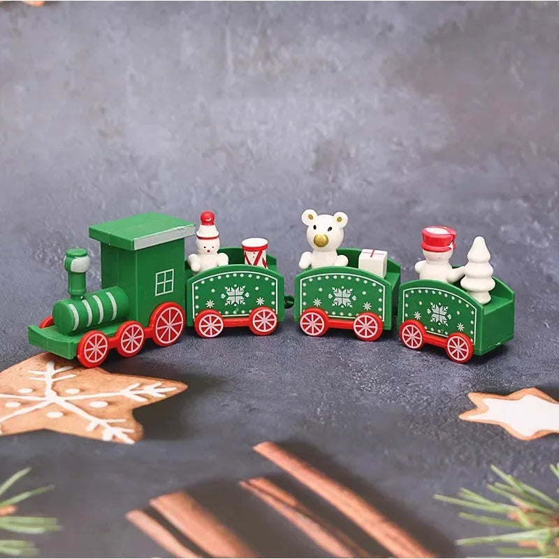 Festive Christmas Train Decoration