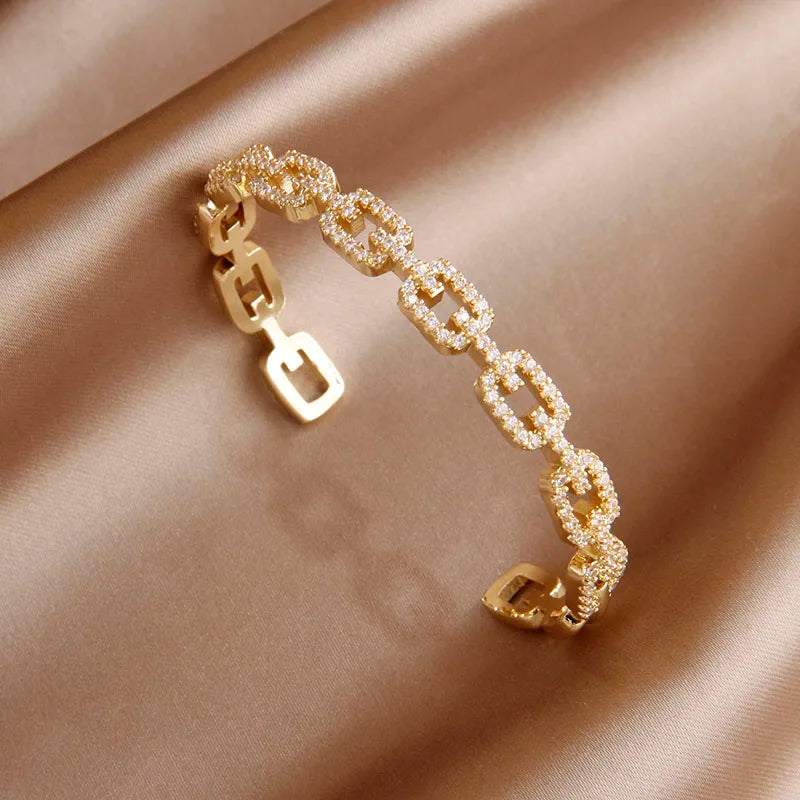 Sabina zircon & crystal bangles & bracele