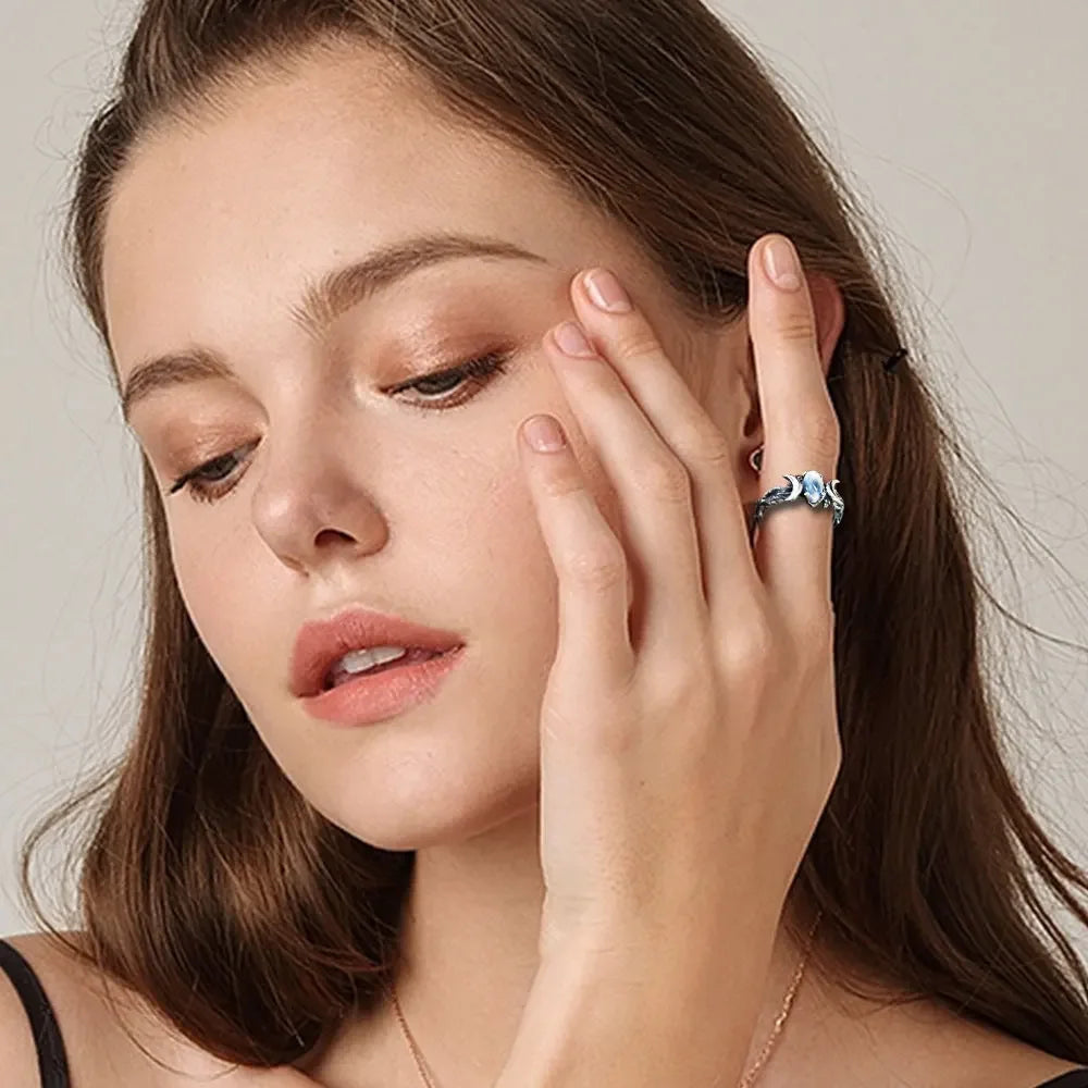 Vintage Natural Moonstone Ring