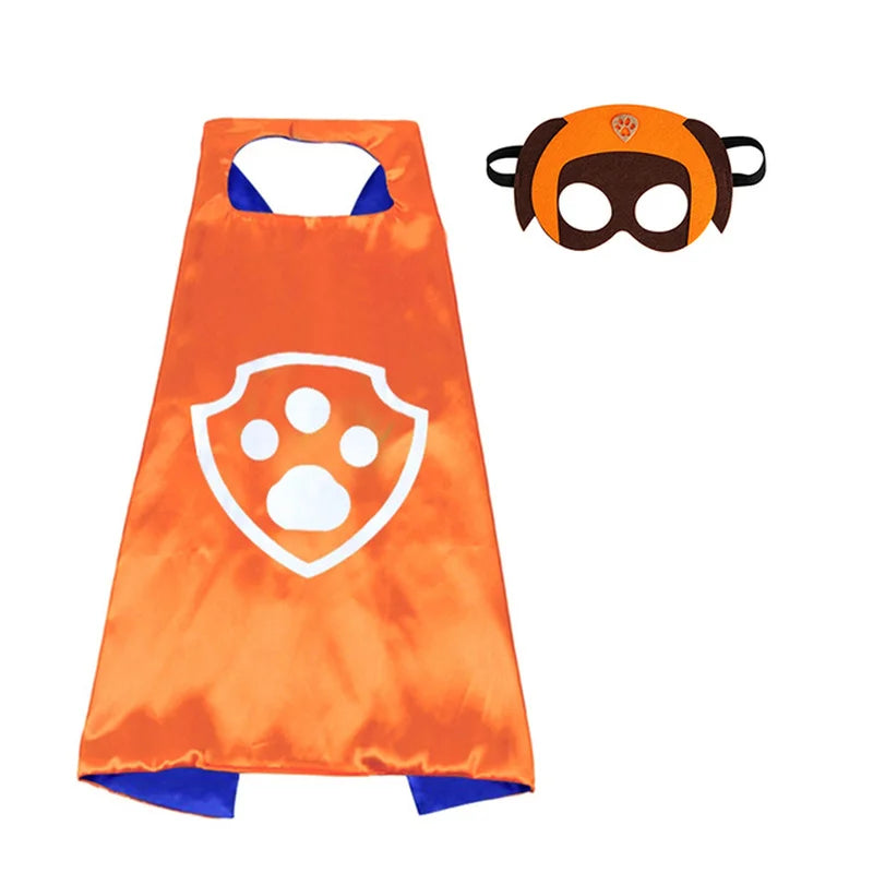 Paw Patrol Mask Cloak Cape Cosplay