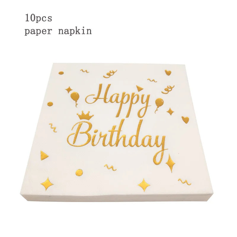 Paper napkin 30 40 50 60 Years Old